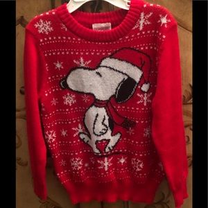 Peanuts Snowflake Christmas Sweater
